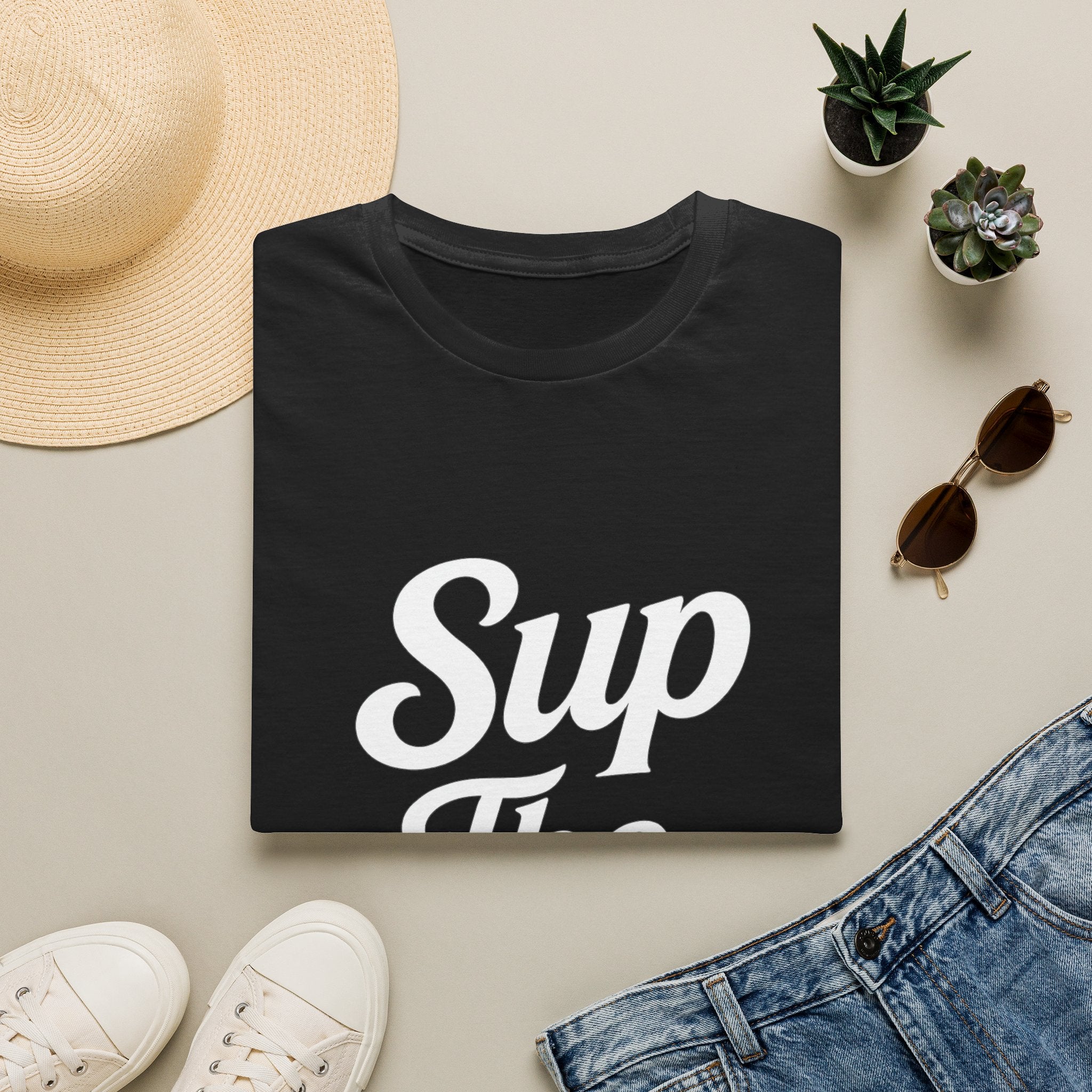 A question? Statement? Subtle nod? The Sup Tho T-Shirt