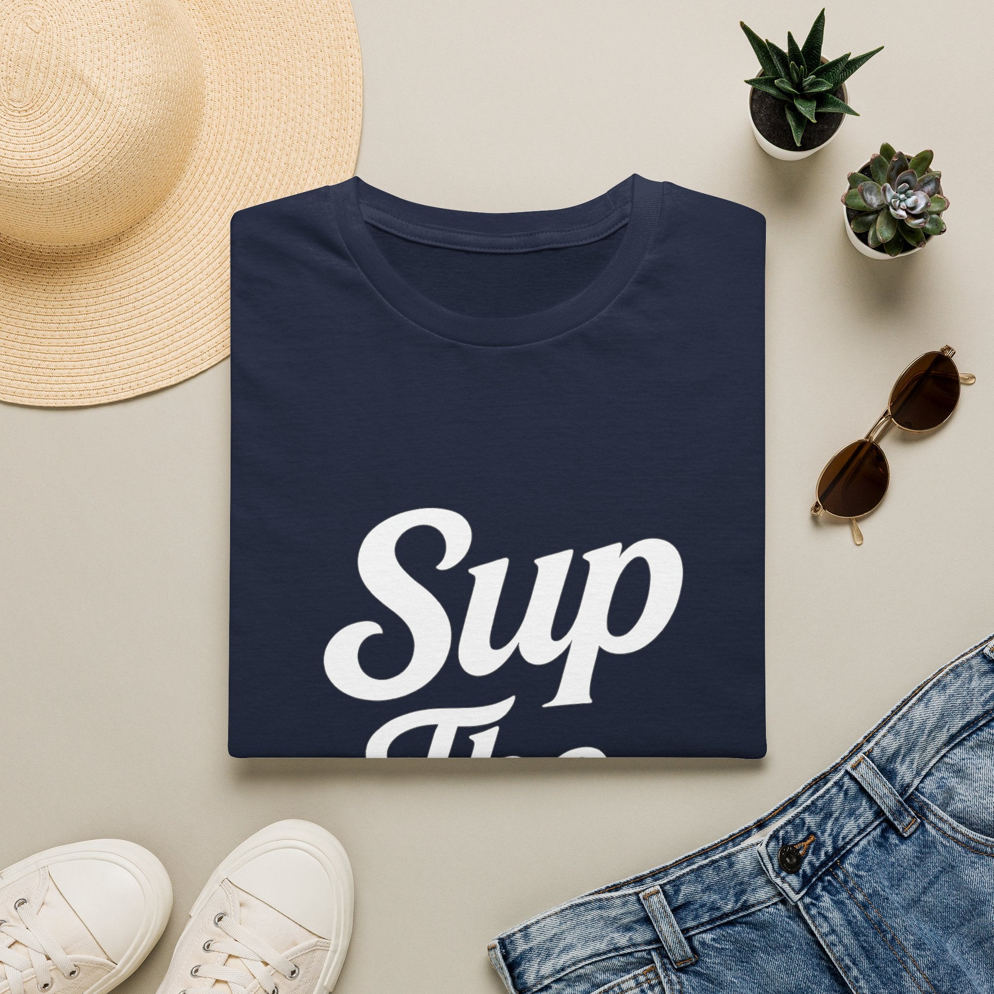A question? Statement? Subtle nod? The Sup Tho T-Shirt