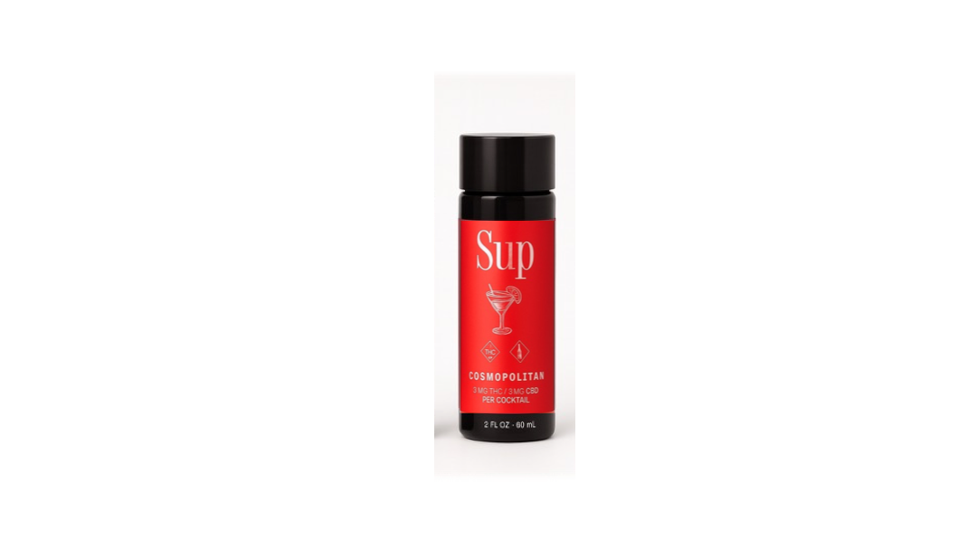 Sup Cosmo THC + CBD Mocktail, 2oz Shots 4-pack