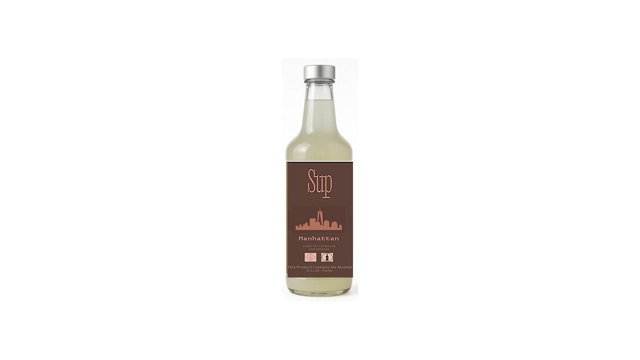Sup Manhattan THC + CBD Mocktail, 750 ml Bottle